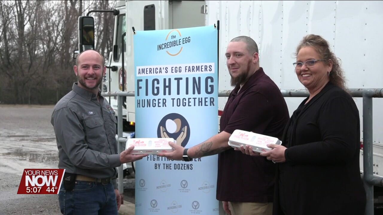 Cooper Farms donates 54,000 eggs to the West Ohio Food Bank